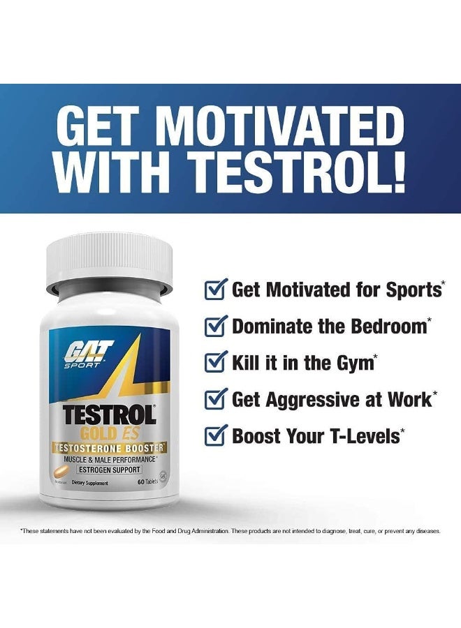 GAT SPORT Testrol Gold ES Testosterone Boster 60 Tablets - Image 2